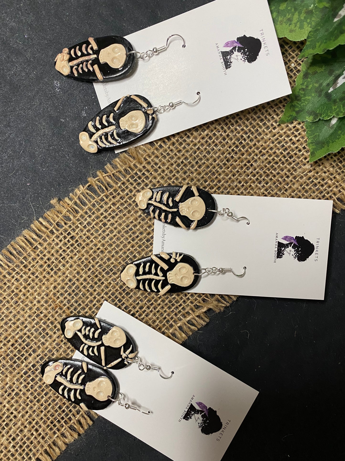 Skeleton Earrings