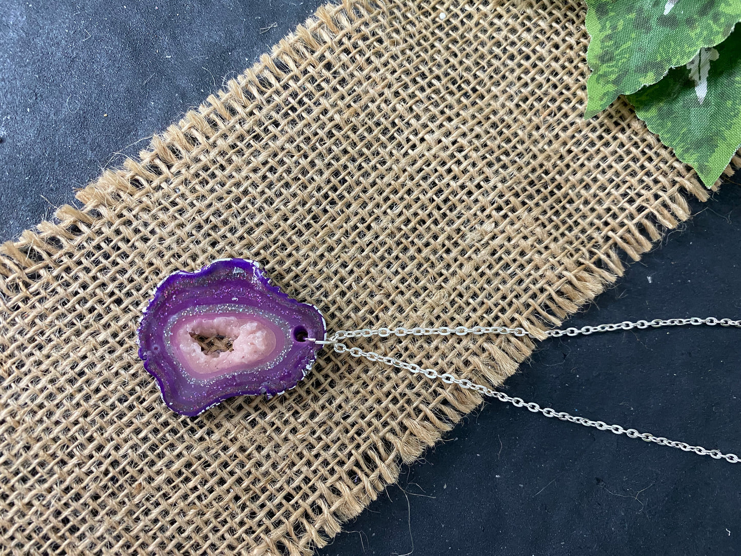 Purple Faux Geode Collection