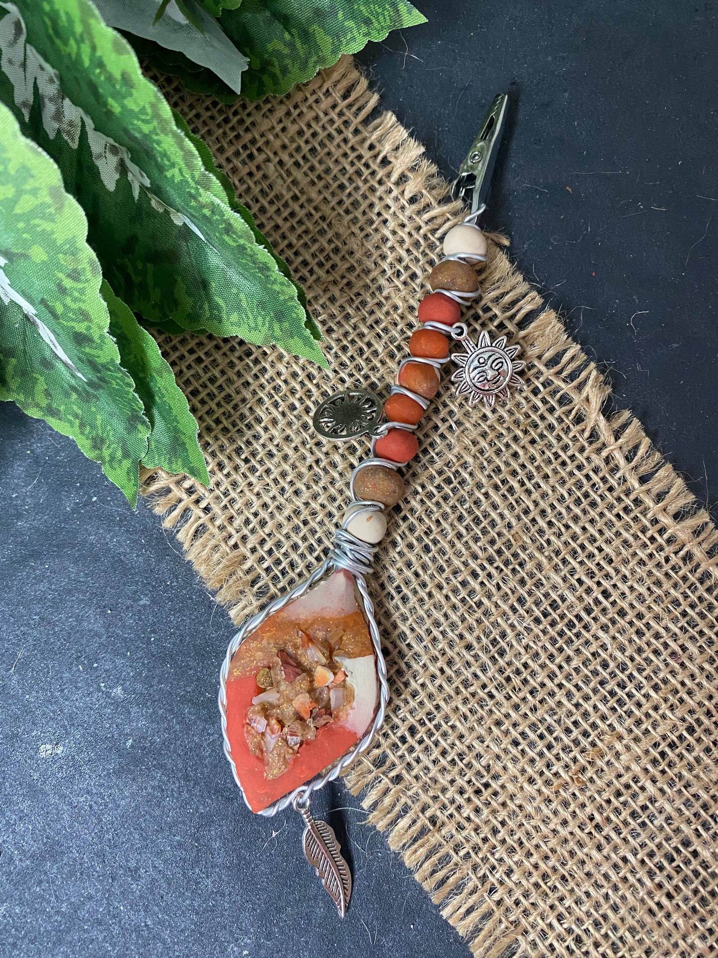 Carnelian Roach Clip