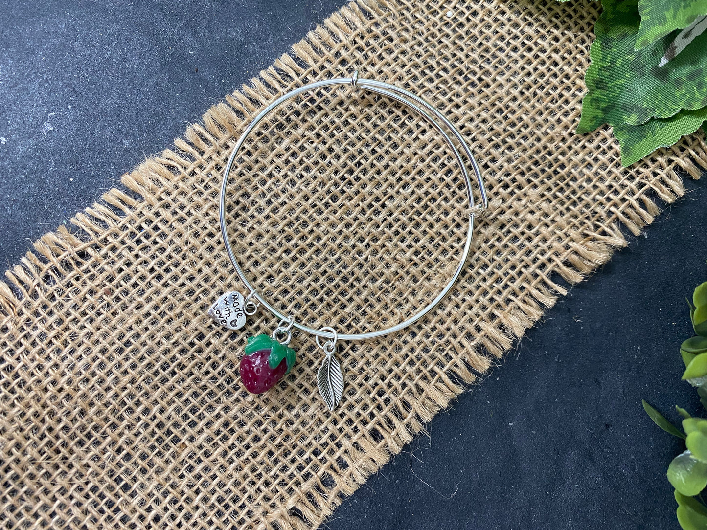 Strawberry Charm Bracelet