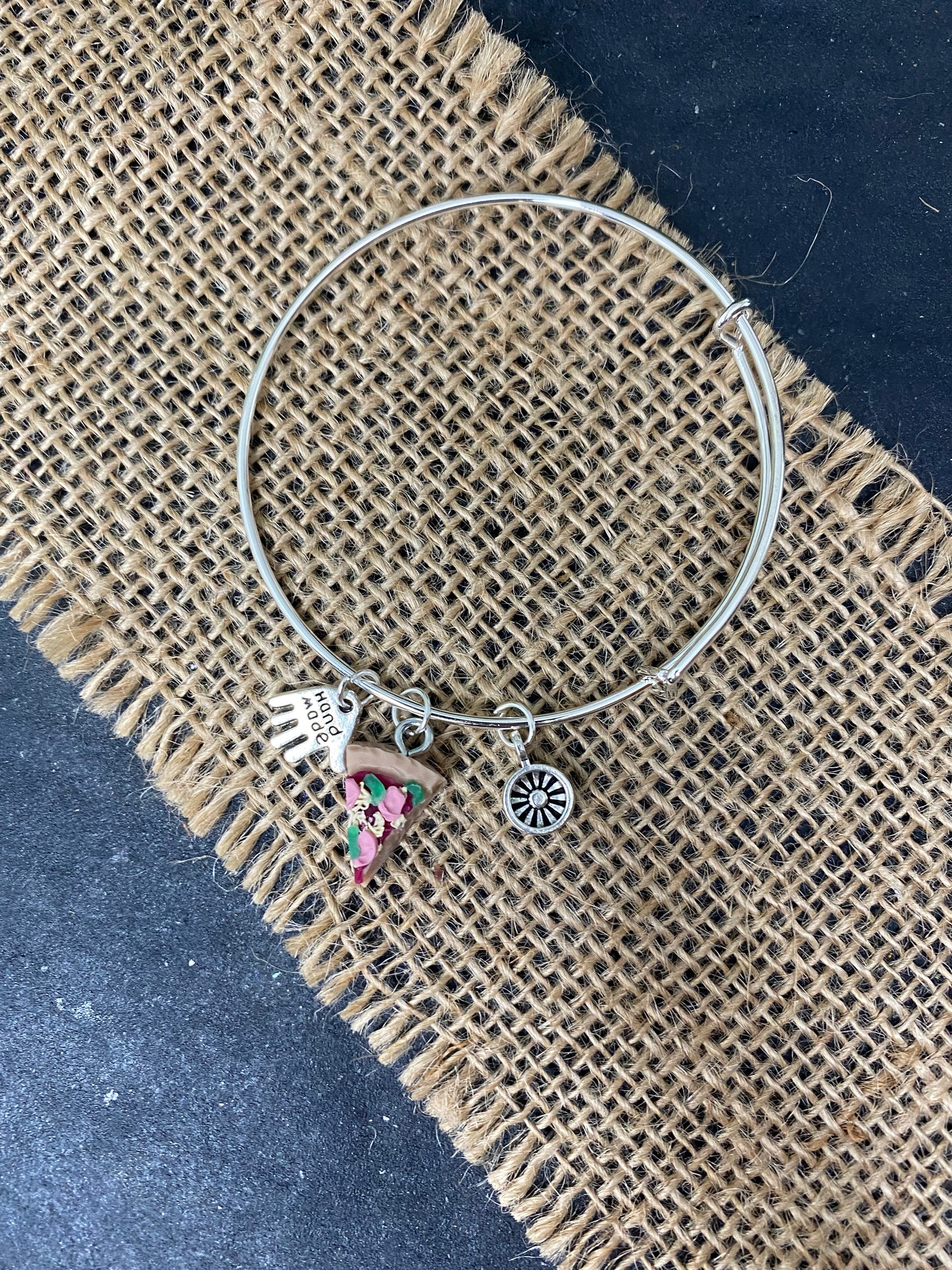 Pizza Charm Bracelet