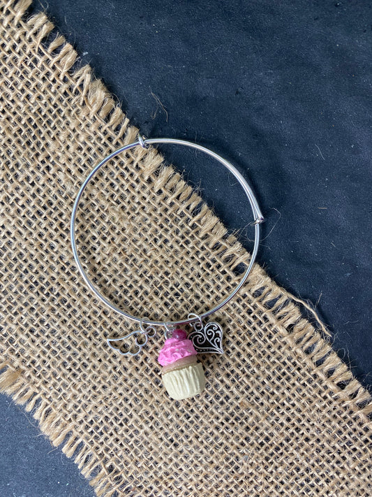 Cupcake Charm Bracelet