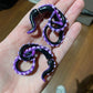 Ursula Tentacle Earrings (Faux or Real Stretchers available)