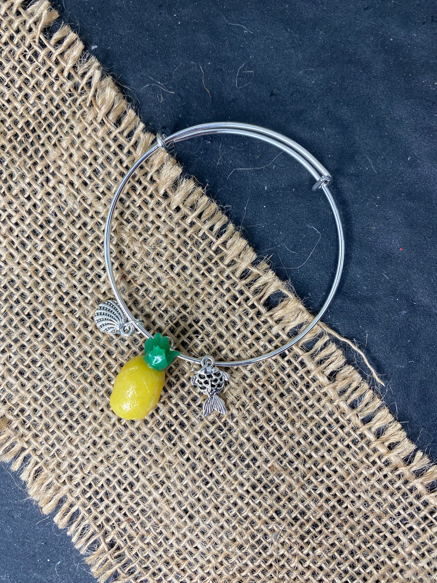 Pineapple Charm Bracelet
