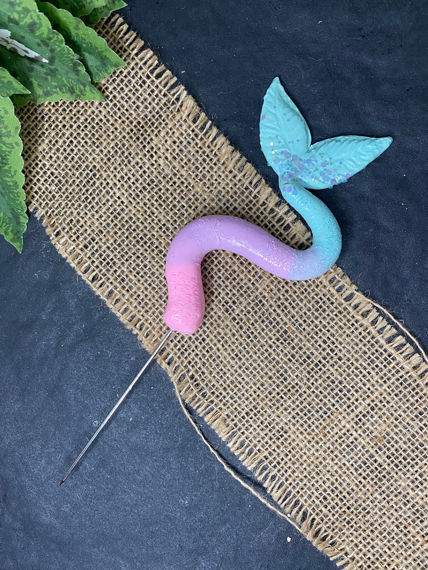 Mermaid Tail Plant Decor