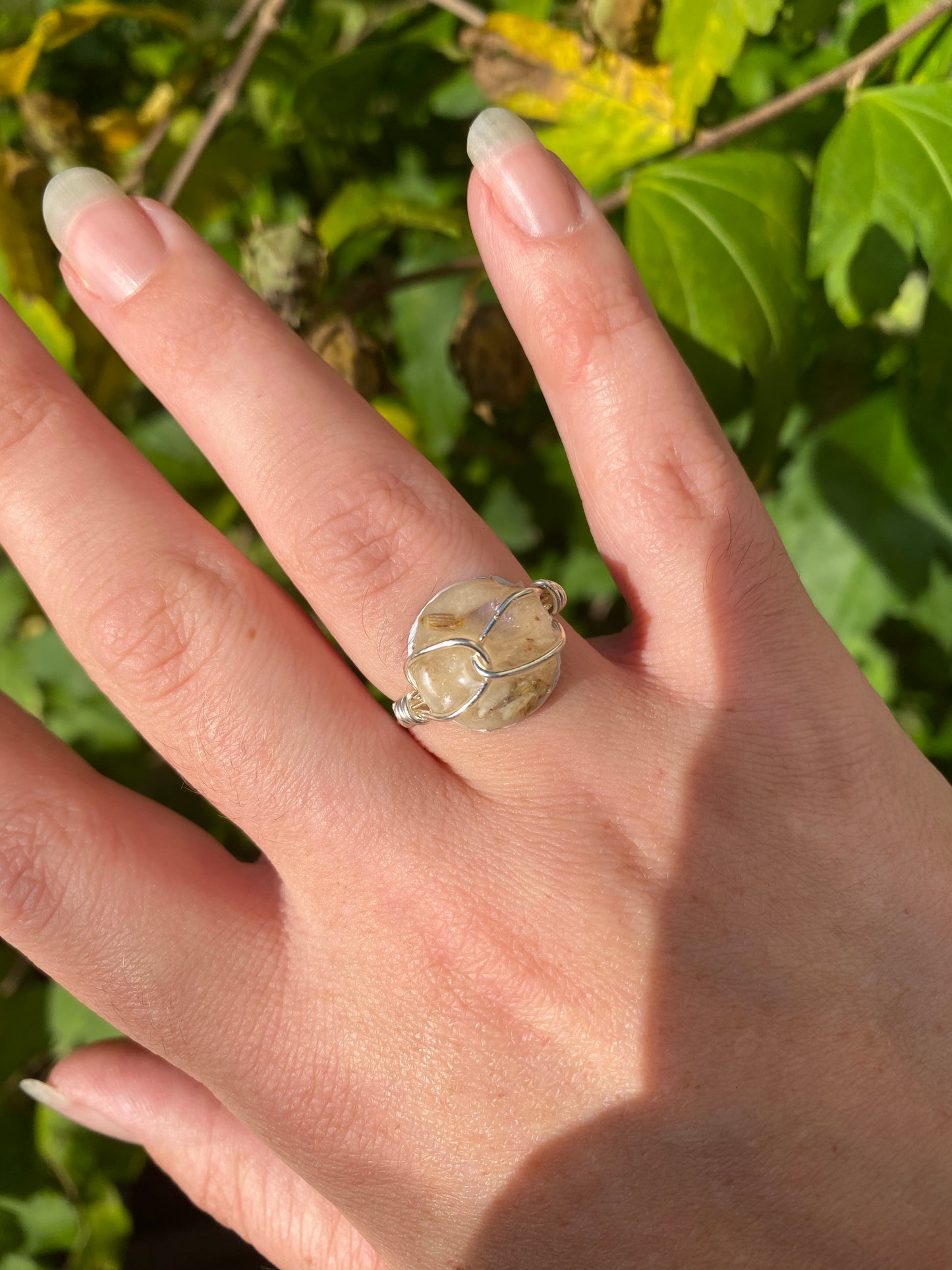 Calming & Tranquility - for Stress, Anxiety and Depression Ring (small)